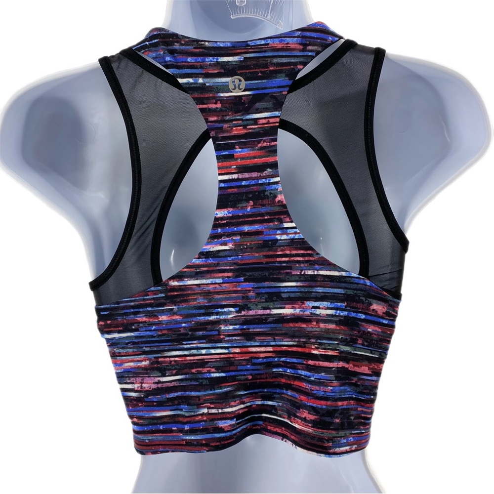 Lululemon Multicolored Patterned Cropped Athletic… - image 3